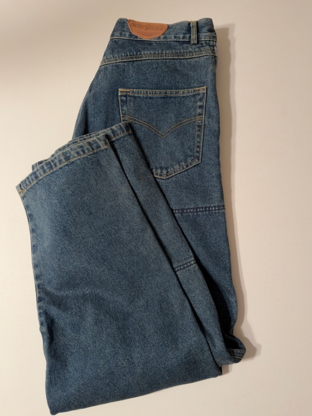 EUC CORTECH DSX TOUR MASTER DARK BLUE DENIM 34x34 MOTORCYCLE RIDING JEANS (KB4)